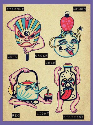 Tattoo flash by Etienne - Order Collective - Tattooed Travels: Amsterdam, Netherlands #tattooedtravels #travel #Amsterdam #Netherlands