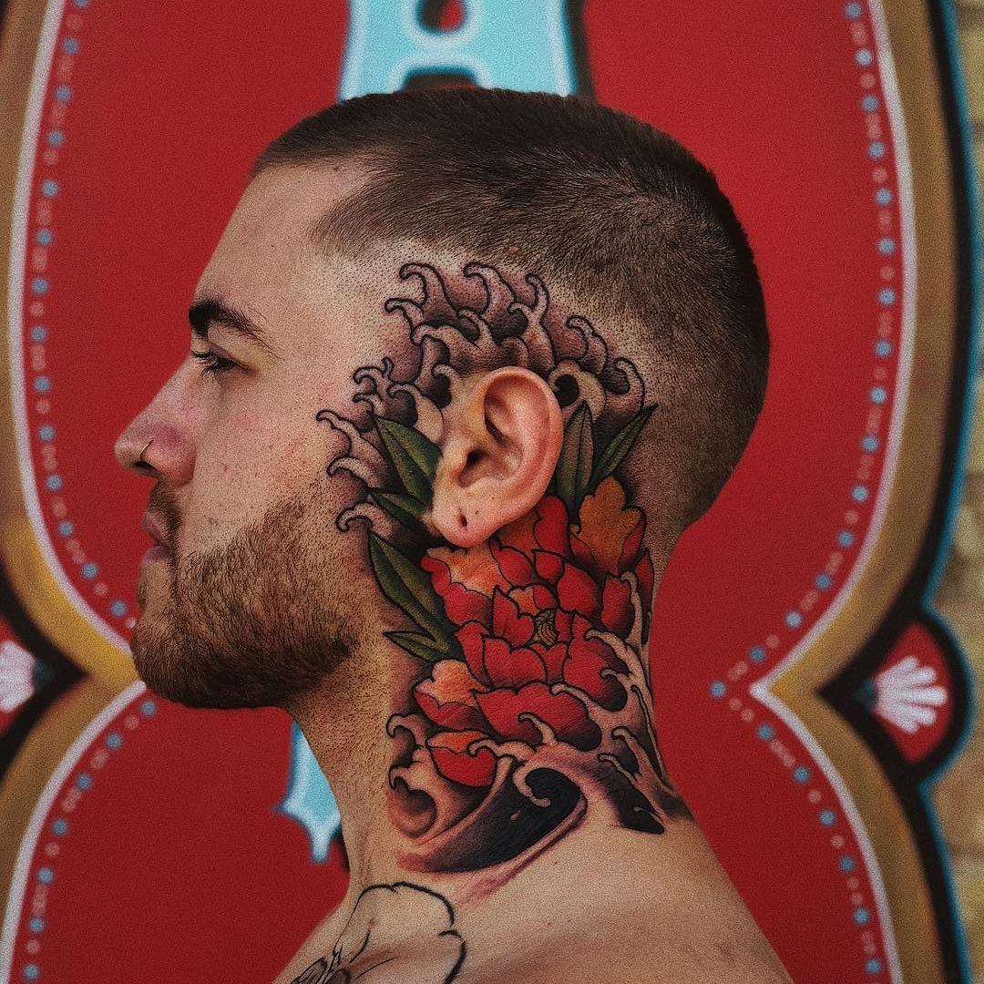 50 Neck Tattoos For Men  TattooTab
