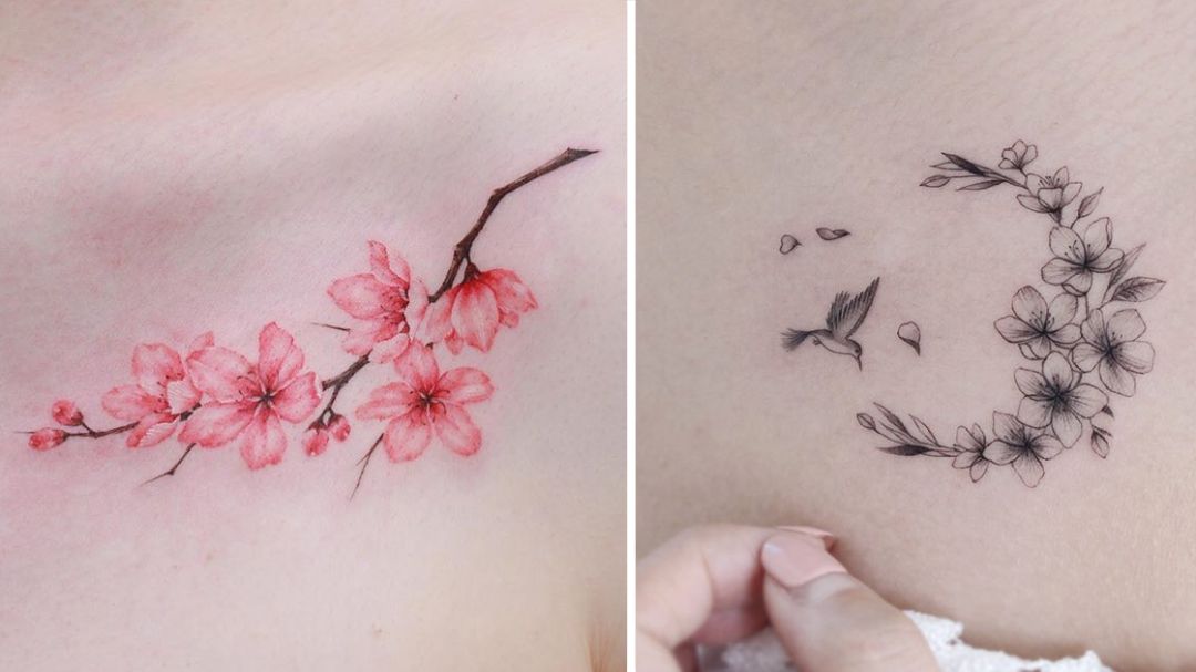 Cherry Blossom Tattoos: The Legend of Sakura • Tattoodo
