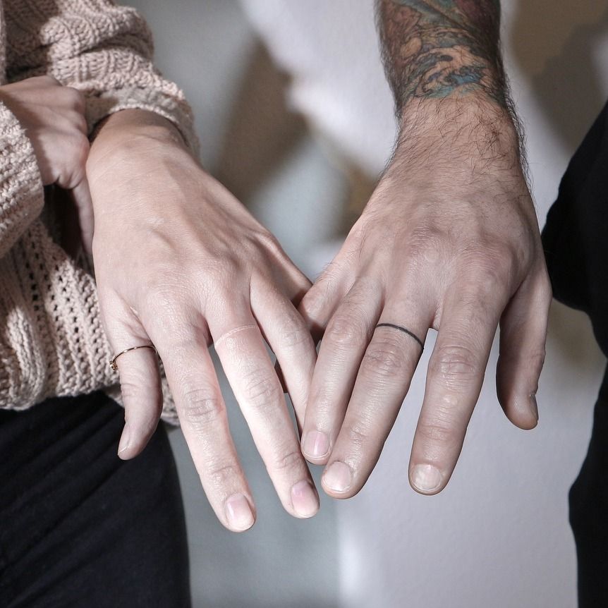 29 Wedding Ring Tattoo Ideas Youll Want To Copy