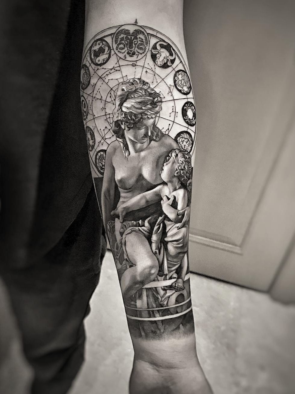 David Beckham censors his tattoo of Cupid and Psyche  Mirror Online