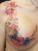 Mastectomy tattoo by Amber Robyn #AmberRobyn #mastectomytattoo #mastectomyscarcoveruptattoo #scarcoveruptattoo #nippletattoo #mastectomy