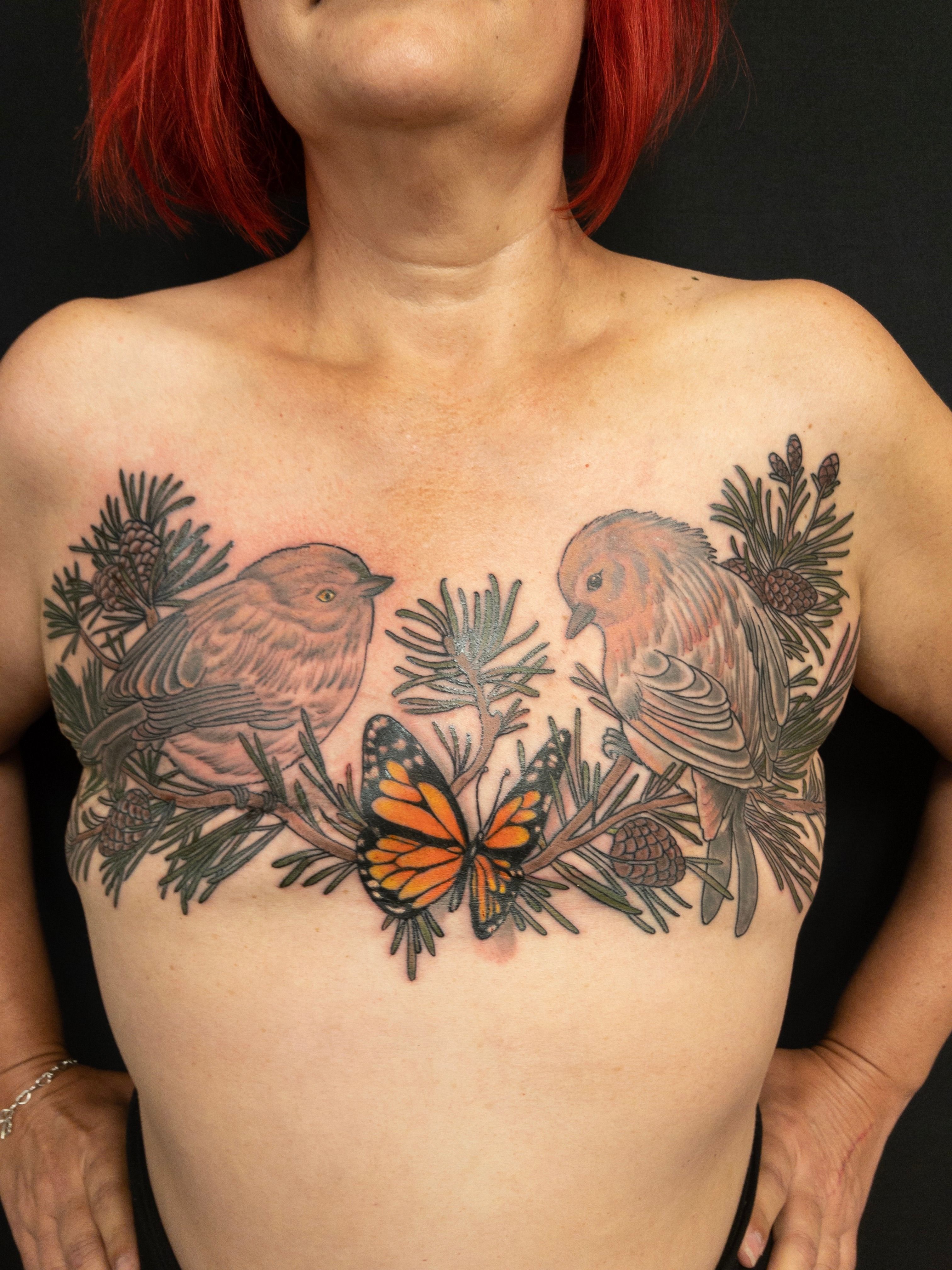 Tattoo uploaded by Anatta Vela • Mastectomy tattoo by Shane Wallin  #ShaneWallin #mastectomytattoos #mastectomy #mastectomyscarcoverup  #scarcoveruptattoo • Tattoodo