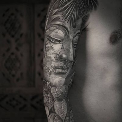 Buddha tattoo by Go Ranivic #GoRanivic
