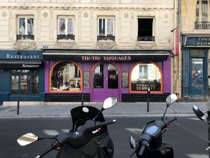 Tin Tin Tatouages - Tattooed Travels: Paris, France #paris #france #paristattoo #paristattooartist #paristattooshop #tintin #TinTinTatouages