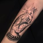 Mudra tattoo by Katie Gray #KatieGray