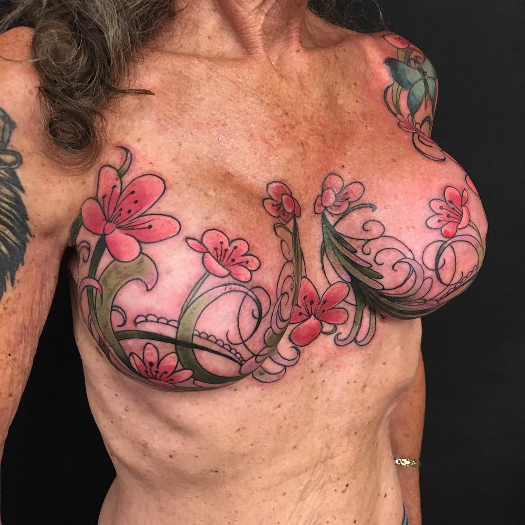 Tattoo uploaded by Anatta Vela • Mastectomy tattoo by Shane Wallin  #ShaneWallin #mastectomytattoos #mastectomy #mastectomyscarcoverup  #scarcoveruptattoo • Tattoodo