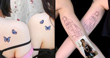 Sweet Sister Tattoos For Devoted Siblings
