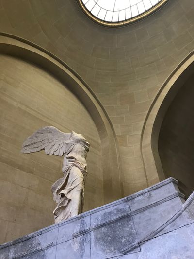 Winged Victory of Samothrace, the Louvre - Tattooed Travels: Paris, France #paris #france #paristattoo #paristattooartist #paristattooshop #tattooparis