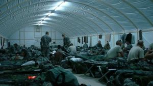 Inside Jeremy's barracks - photo by Jeremy Spellacy #WarPaint #VeteranTattoos