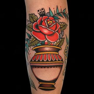 Rose tattoo by Alex Zampirri #AlexZampirri #Azamp #rosetattoo #rosetattoos #rosetattooidea #rose #roses #flower #floral #petals #plant #nature #bloom 