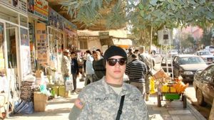 Jeremy in Northern Iraq #WarPaint #VeteranTattoos
