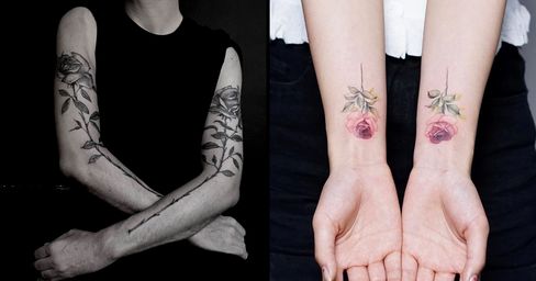 Rose Tattoos Are Always In Bloom