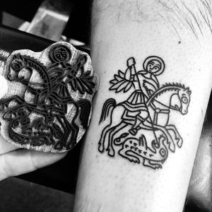 Coptic tattoo by Mark Newton aka Skin Sorcerer - Ambassador for Razzouk in the UK #MarkNewton #SkinSorcerer Razzouk Tattoo #RazzoukTattoo #copt #copticchristiancross #christian #christiancross #copticcross #religioustattoo