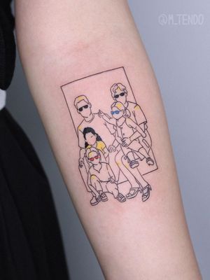 Family tattoo by M Tendo #MTendo #sistertattoos #sisters #sistertattooidea #familytattoo #siblingtattoo #illustrative