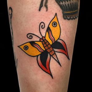Butterfly tattoo by Alex Zampirri aka azamp #azamp #AlexZampirri #13tattoo #fridaythe13th #friday13 #friday13flash #13flash #smalltattoo #butterfly