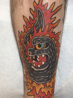 Fire tattoos by Kikupunk #Kikupunk #firetattoos #firetattoo #fire #flames