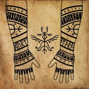 Viking symbology artwork by Harbardart #Hardbardart #vikingtattoo #viking #norse #norsemythology #norsesymbols #symbols
