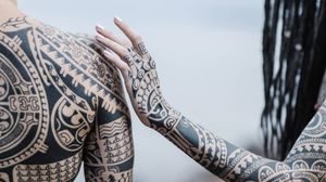 Polynesian tattoos by Dmitrii Babakhin #DmitriiBabakhin #polynesiantattoos #12thFlorenceTattooConvention #FlorenceTattooConvention #Florence