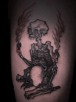 Fire tattoos by Ganji #Ganji #firetattoos #firetattoo #fire #flames