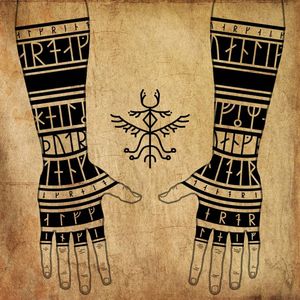 Viking symbology artwork by Harbardart #Hardbardart #vikingtattoo #viking #norse #norsemythology #norsesymbols #symbols