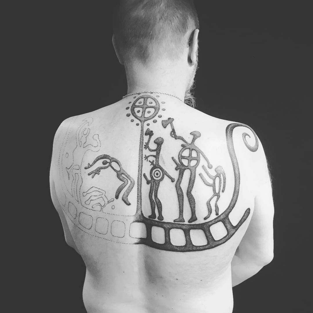 Badass Tattoos on Medievalists — Brandon Hawk (@b_hawk)
