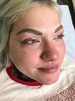 Freckle tattoos by Jessica Knapnick aka Magick Brows: creator of AstroFrecks #Astrofrecks #JessicaKnapnik #MagickBrows #permanentmakeup #cosmetictattooing #cosmetictattoo #freckletattoos