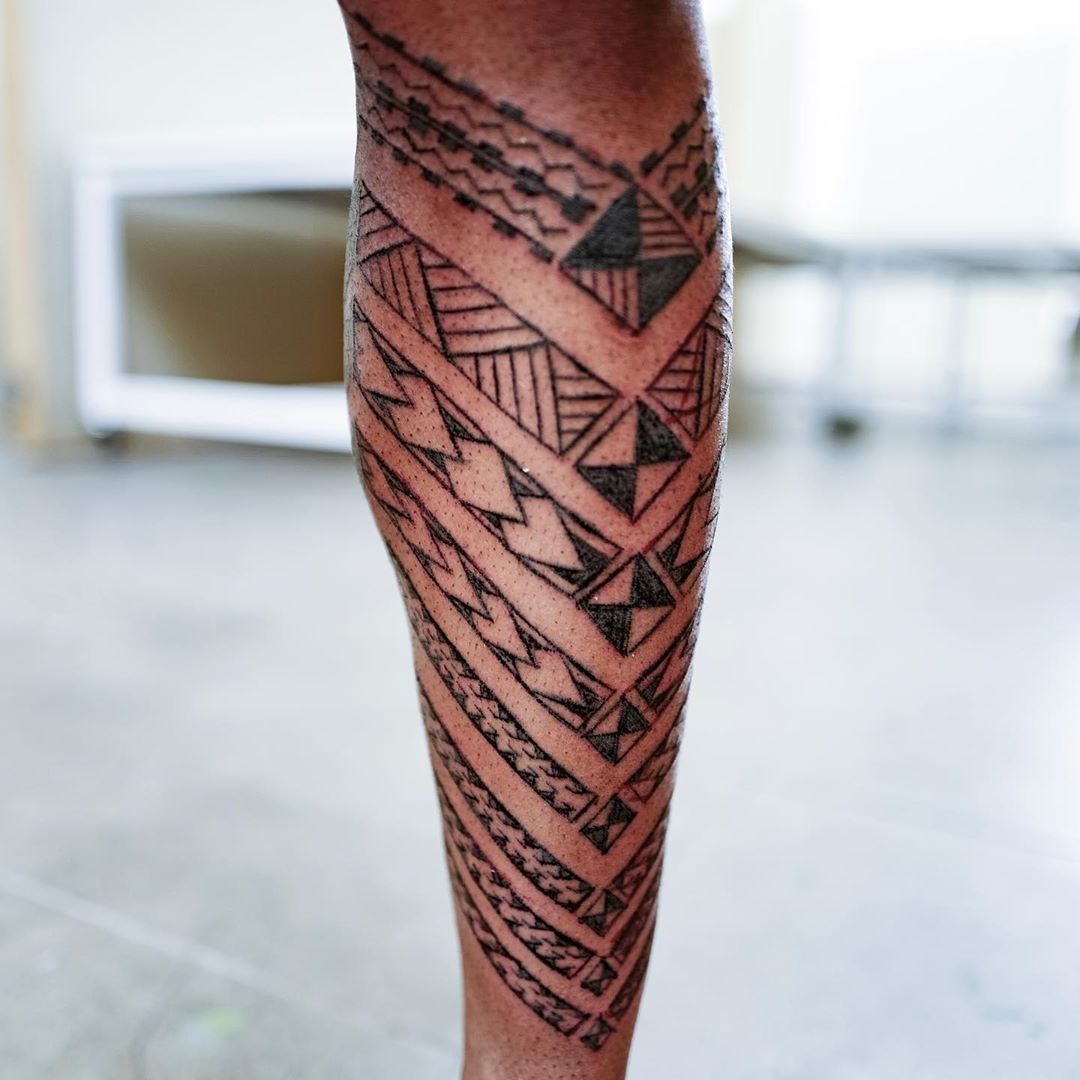 Tattoo uploaded by Xavier • Polynesian tribal tatau by