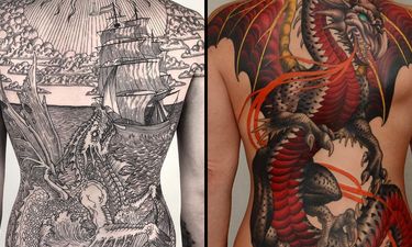 mythical dragon tattoo designs