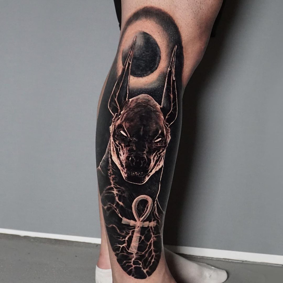 60 Incredible Anubis Tattoo Designs  An Egyptian Symbol of Protection  Check more at httptattoojournalcom  Anubis tattoo Egyptian tattoo  Illuminati tattoo