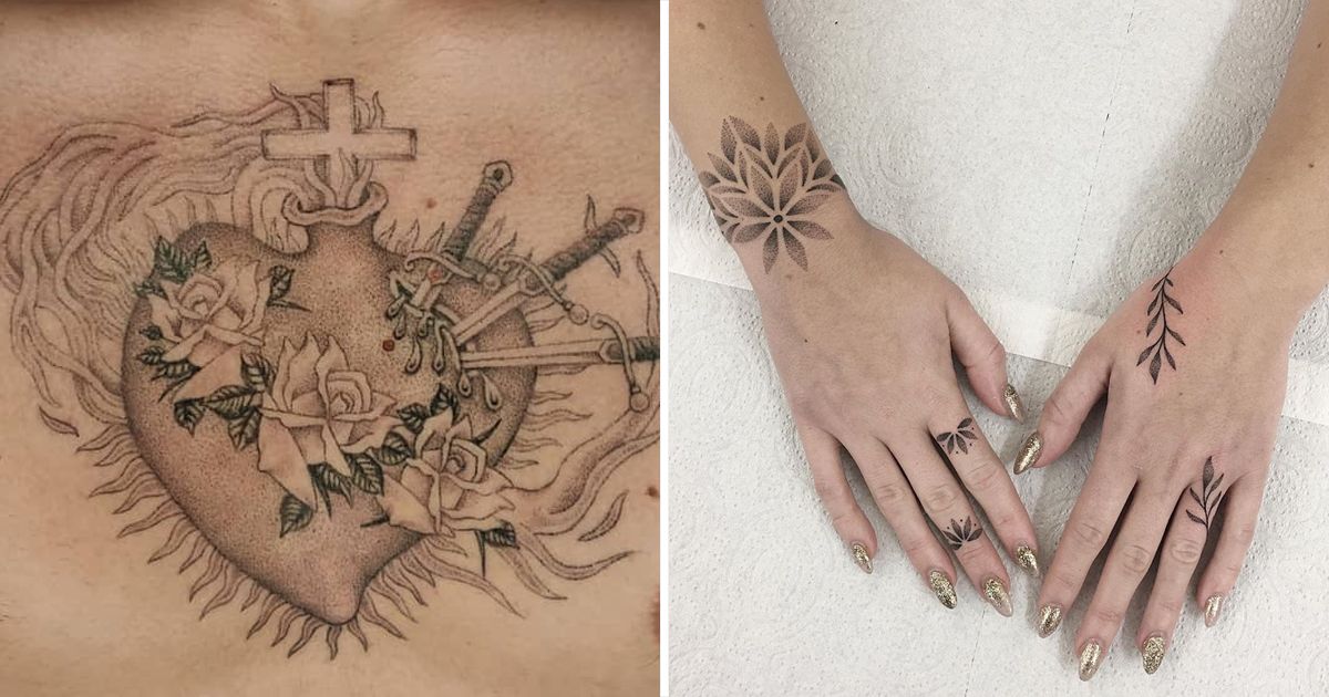 What are handpoked tattoos  Handpoked tattoo inspiration