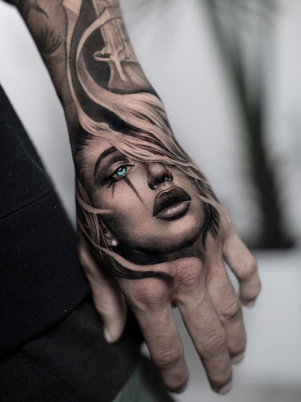 Hand tattoo realism skull by DTD17 on DeviantArt