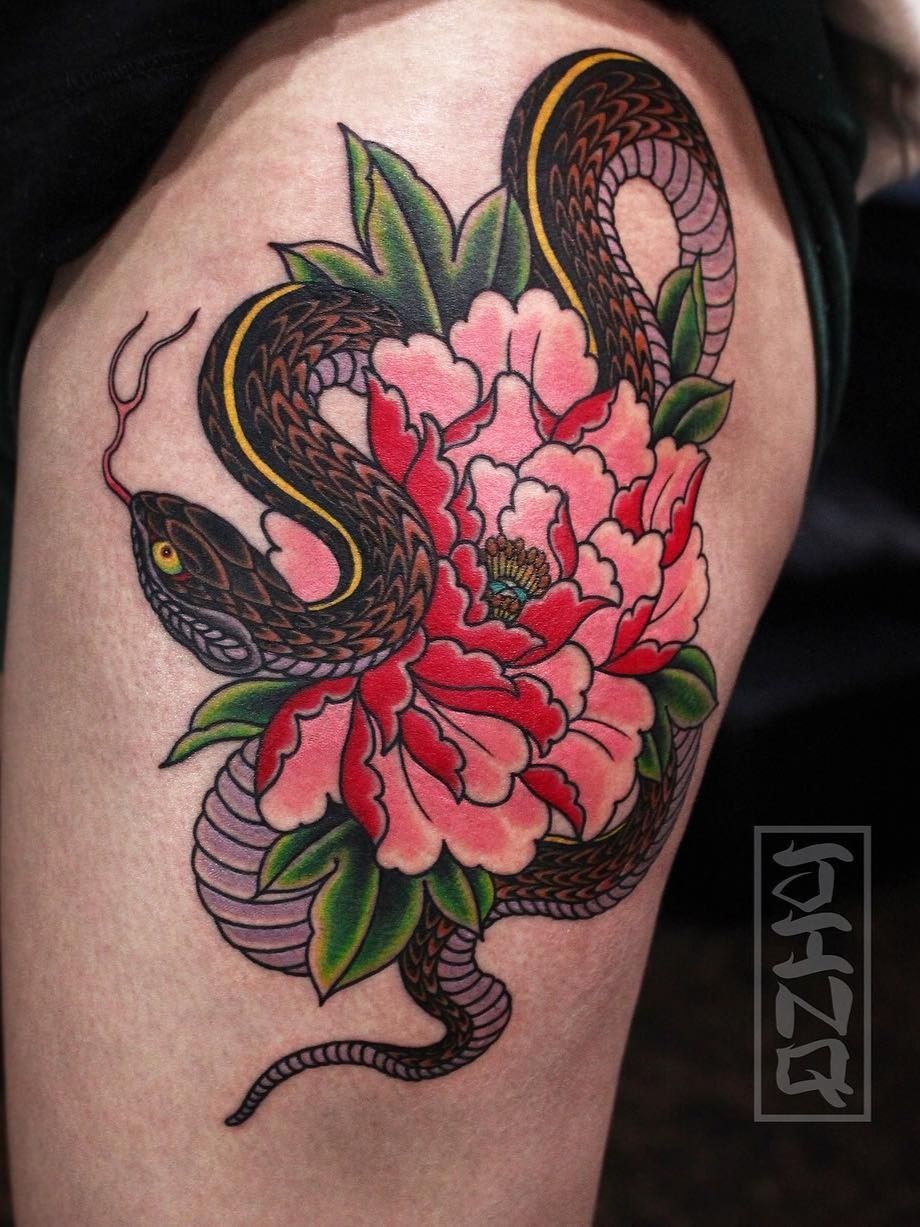  Japanese Snake Tattoo Guide meanings and 10 designs