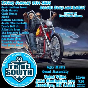 True South Benefit Party and Raffle hosted by Five Points Tattoo at Saint Vitus in NYC#fivepointstattoo #truesouth #charity #event #saintvitus #nyc #newyork