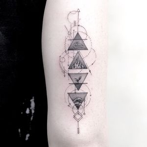 water element symbol tattoo