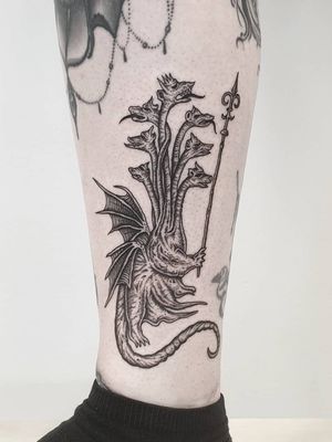 Esoteric tattoo by Josef Batar #JosefBatar #Esoteric #Esoterictattoo #Esoterictattoos #alchemytattoo #alchemytattoos #occult #dragon #darkart