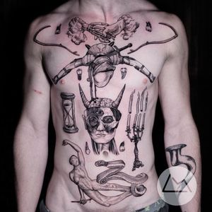 Occult tattoo by Landon Morgan #LandonMorgan #tattoosbylandon #Esoteric #Esoterictattoo #Esoterictattoos #occult #darkart