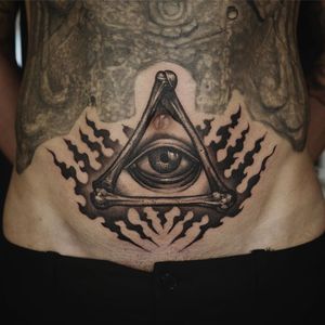 All seeing eye tattoo by taesin tattoo #taesintattoo #allseeingeye #allseeingeyetattoo #eye #eyetattoo #eyeball 