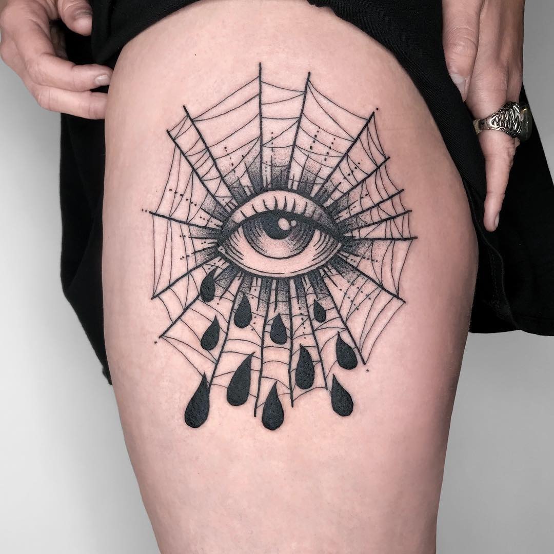 Tattoo of Eyes Design