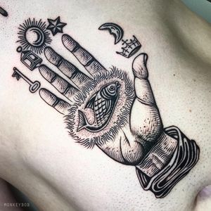 Esoteric tattoo by Bobby aka Monkey Bob #Bobby #MonkeyBob #SeoulInkTattoo #Seoul #Korea #Seoultattoo #Seoultattooartist #Seoultattooshop #esoteric #tarot #sigil #moon #star #symbol #sacredgeometry #illustrative #hand #medieval #surreal 