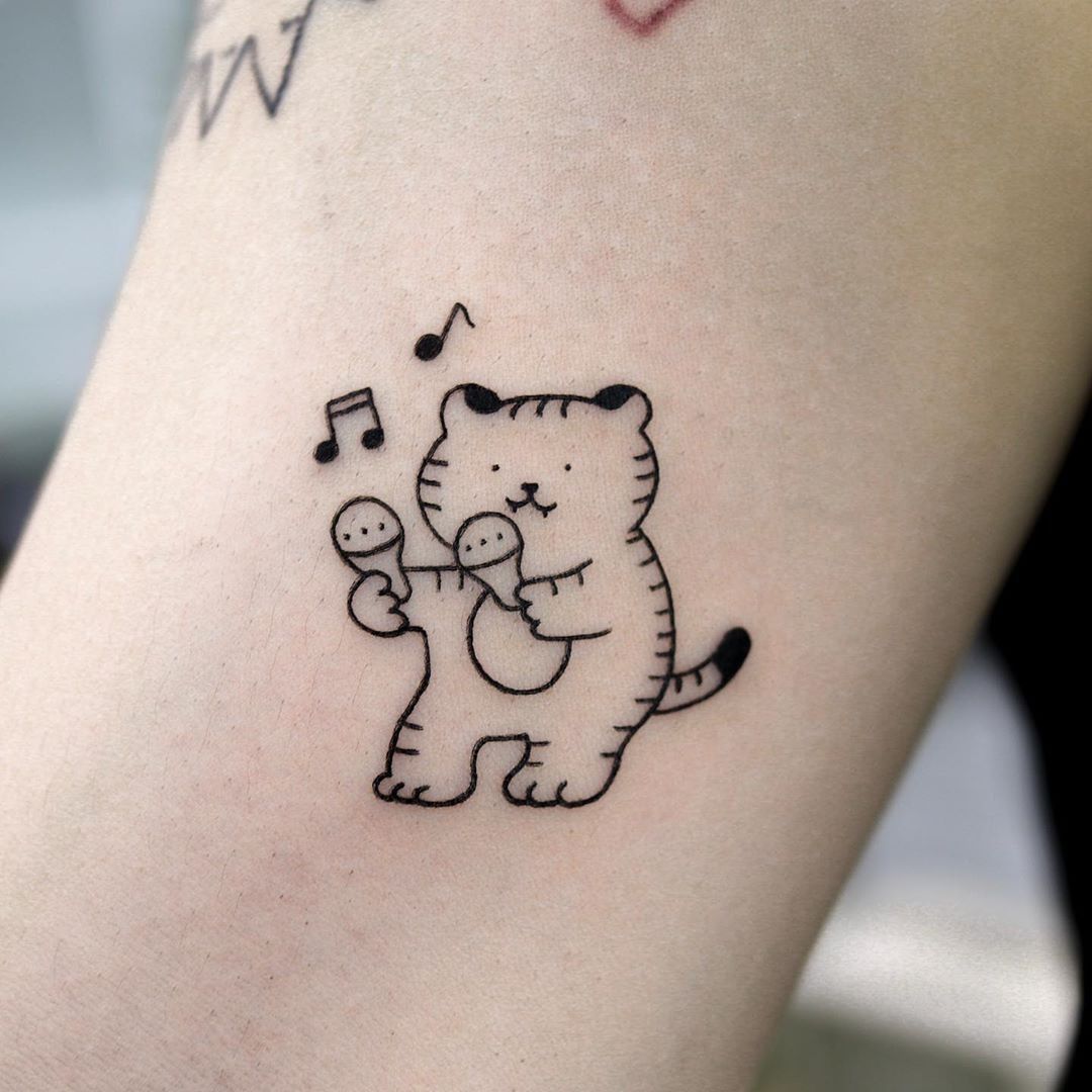 39 Cool Cat Tattoos On Shoulder - Tattoo Designs – TattoosBag.com