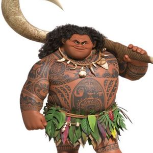 Maui’s traditional Polynesian tattoos in Moana #iconicfilmtattoos #Disneytattoos #movietattoos #Polynesiantattoos #Samoantattoos #tribaltattoos #tamoko #Moana