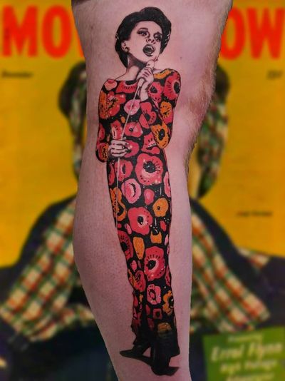 Judy Garland tattoo by Lara aka 90sdolphintattoo #Lara #90sdolphintattoo #LaraThomsonEdwards #judygarland #actor #music #singer #film #flowers #icon 