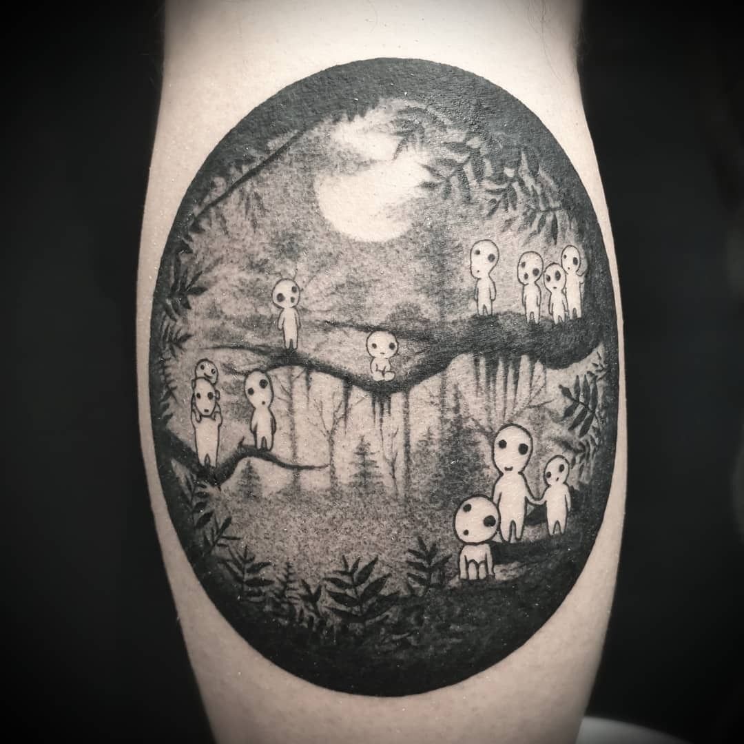 Miyazaki tattoo Ghibli tattoo Studio ghibli tattoo