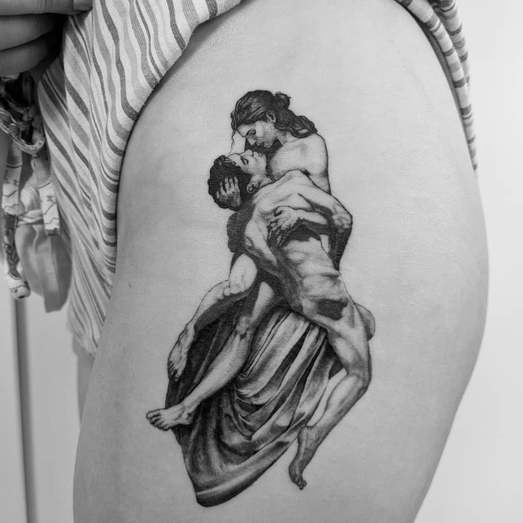 Orpheus and Eurydice tattoo on  Nelson Graf Reis TATTOO  Facebook