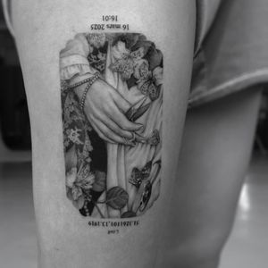 Fine art tattoo by NT Limoges #NTLimoges #finearttattoo #arttattoo #postmodern #academic #detailedtattoo #singleneedletattoo #montrealtattooartist 
