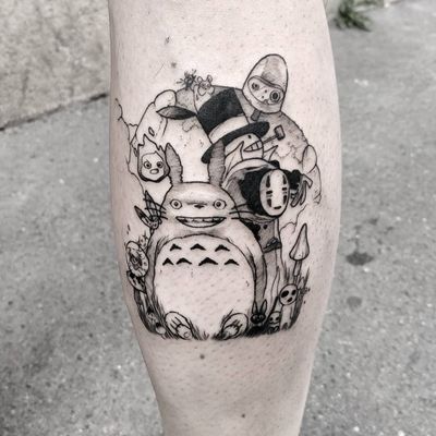 castle in the sky robot tattoo