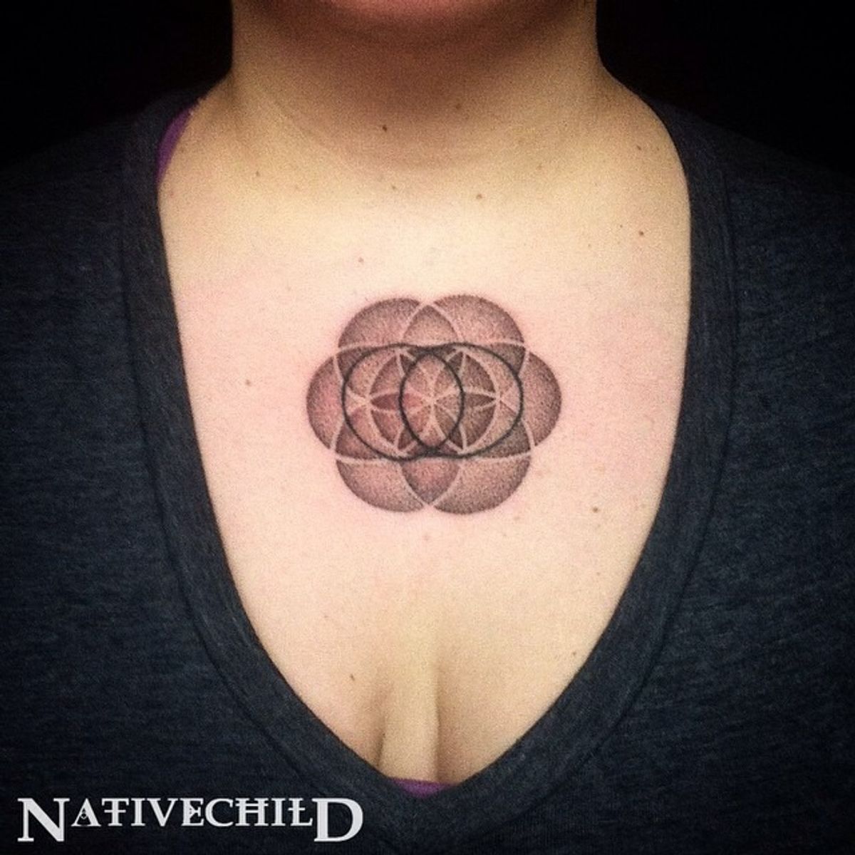 Tattoo uploaded by Jennifer R Donnelly • vesica piscis tattoo by