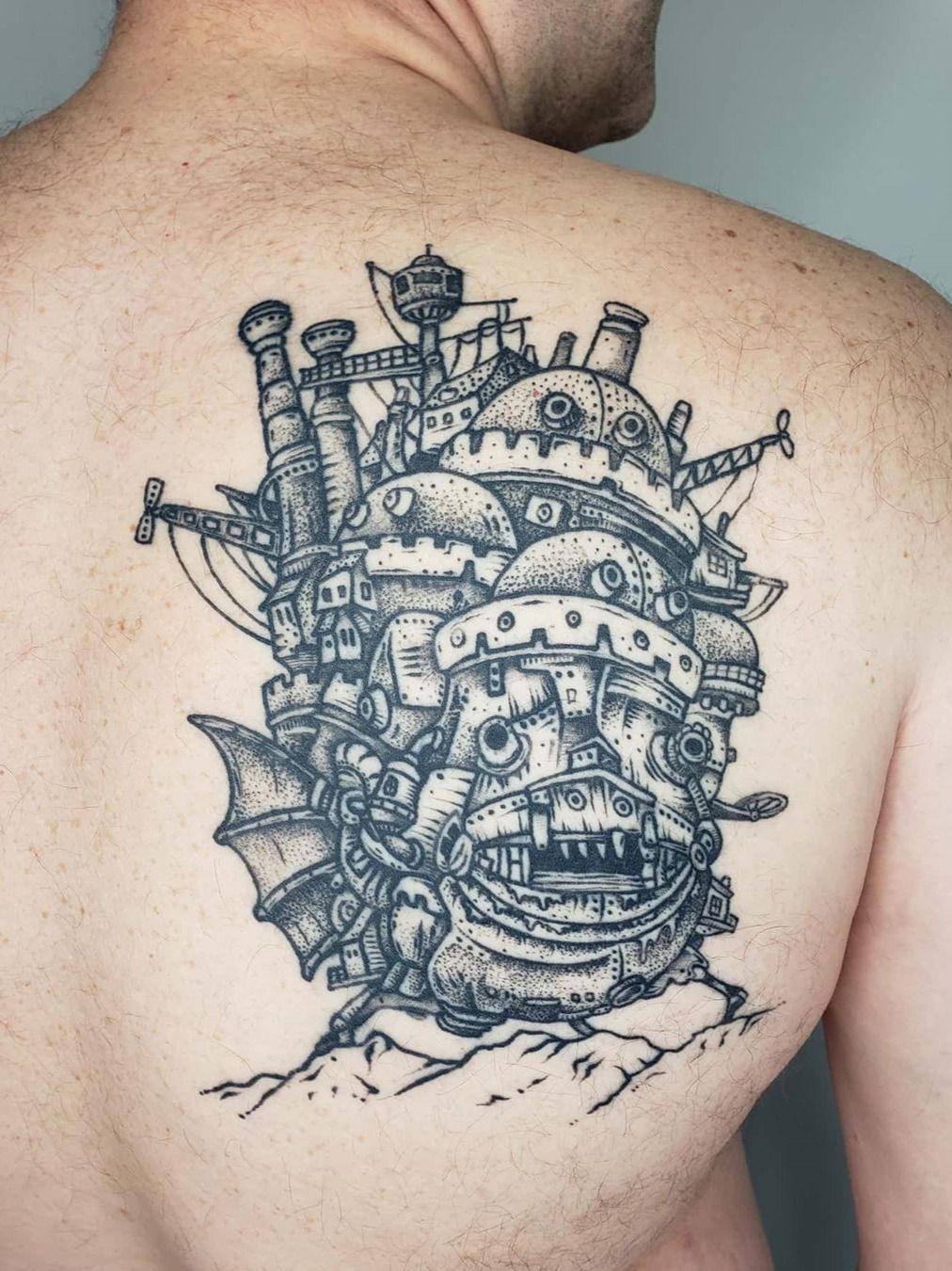 Howls moving castle tattoo by ColourlessValor on DeviantArt