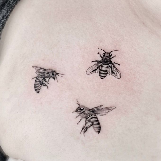 Share 84 realistic bee tattoos best  thtantai2